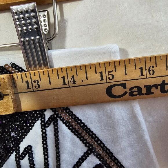 EUC EXPRESS SEQUINED MINI SKIRT GEOMETRIC PATTERN SIZE M - Picture 13 of 14